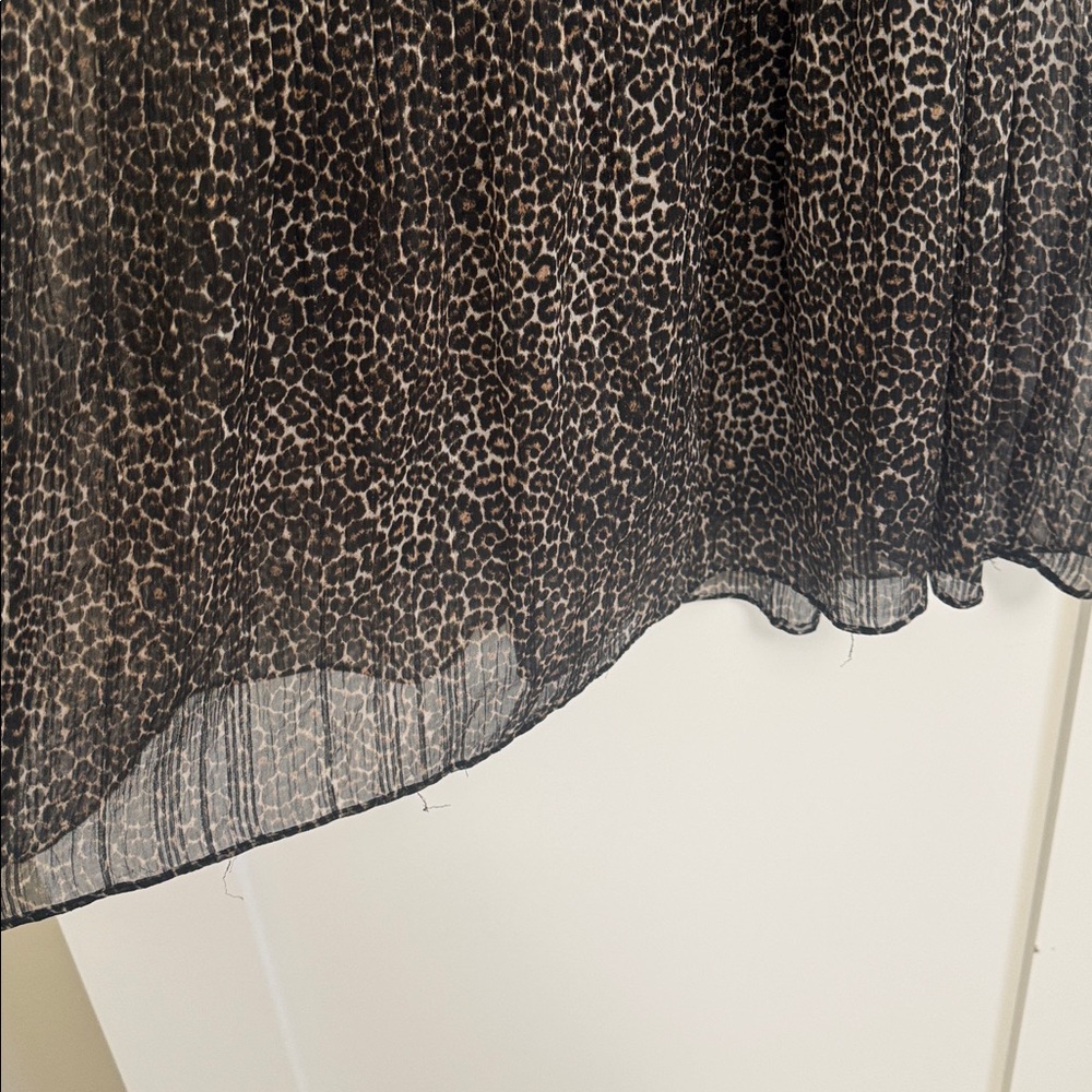 DKNY Sleeveless Leopard Print Dress - Picture 5 of 5
